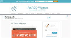 Desktop Screenshot of anaddwoman.com