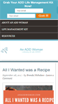 Mobile Screenshot of anaddwoman.com